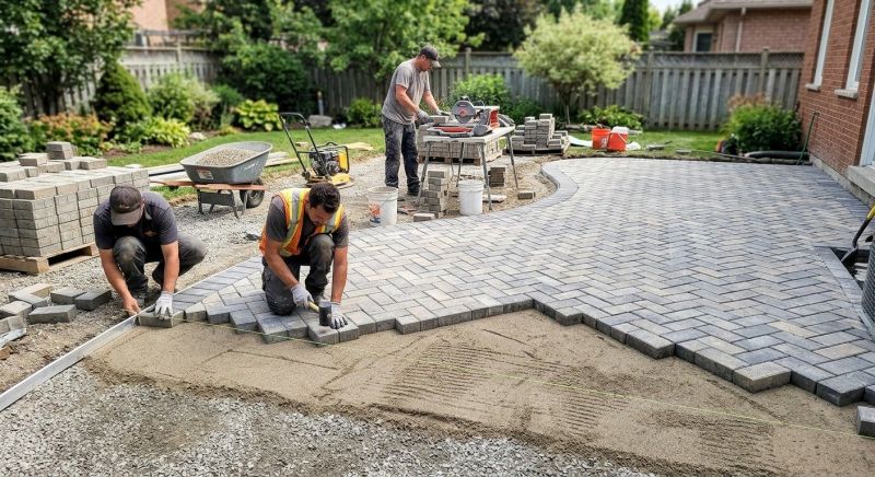 Porous Pavers Installation in Boston, MA
